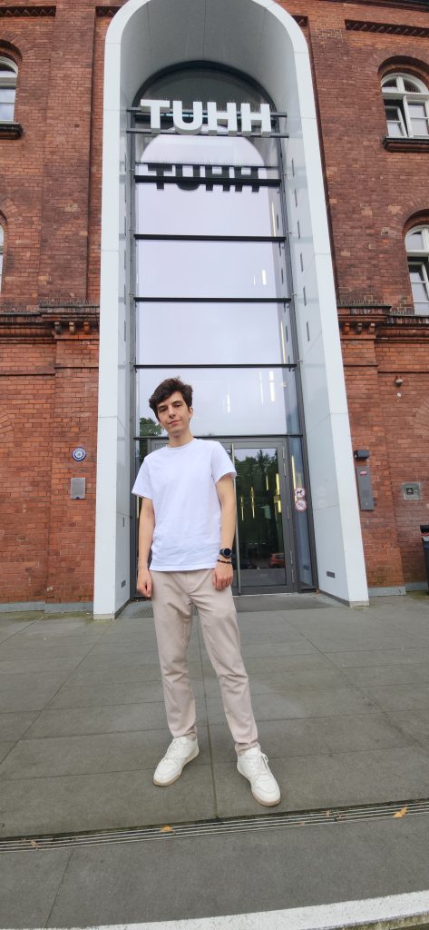 Illia Filipas, a student from the Faculty of Mathematics and Natural Sciences at Kaunas University of Technology (KTU), who has just completed his SustAInLivWork International Fellowship Programme in Germany